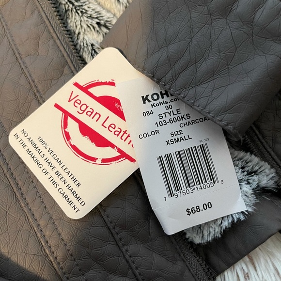 Faux leather jacket - Picture 3 of 5